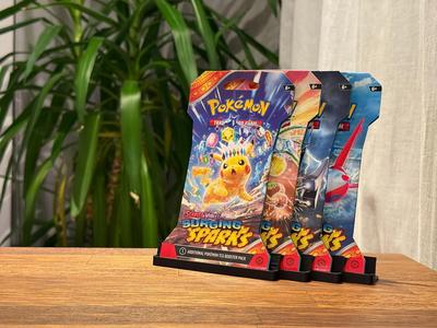 Pokémon Sleeved Booster Pack Display - 4 Packs