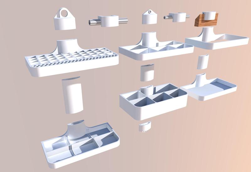 modular parts & tools sorter | organizer | shelf