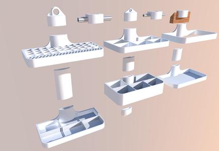 modular parts & tools sorter | organizer | shelf