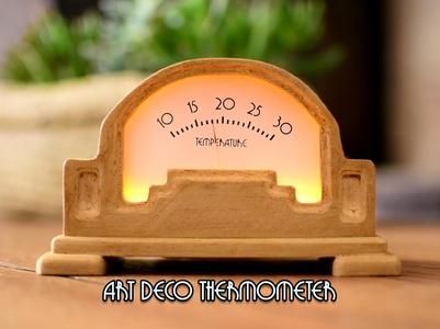 Art Deco Thermometer using Arduino
