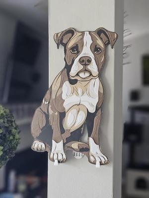 Brown Pit Bull