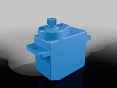 EMAX ES08MA II HV servo 3d model in multiple formats