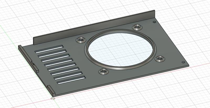 80mm fan cover for motherboard CR-6 SE