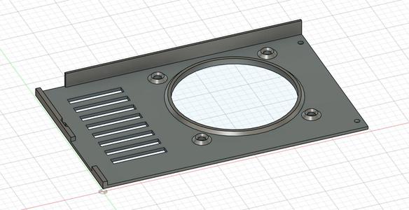 80mm fan cover for motherboard CR-6 SE