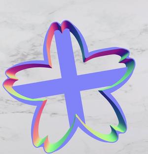 Flower cookie cutter