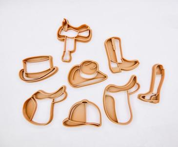 Horse back riding cookie cutter set / Equestrianism