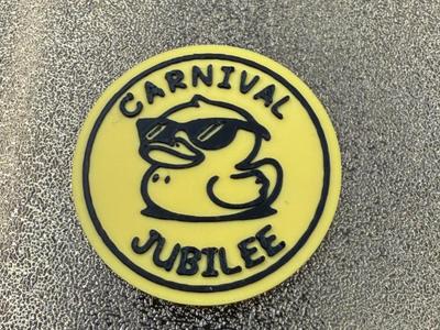 CARNIVAL JUBILEE CRUISE DUCK COIN FOR HIDING