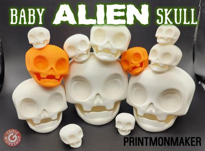Baby Alien Skull