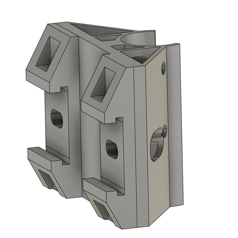 Wire Shelf and DIN Rail Mount