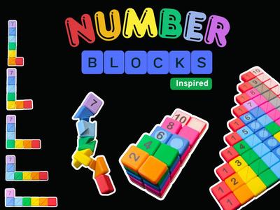 Number Blocks inspired toy