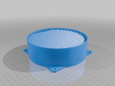 Inline Fan Housing for 140mm Fans (Noctua NF-A14) – Lightproof and Light-Permeable Versions for Grow Tents