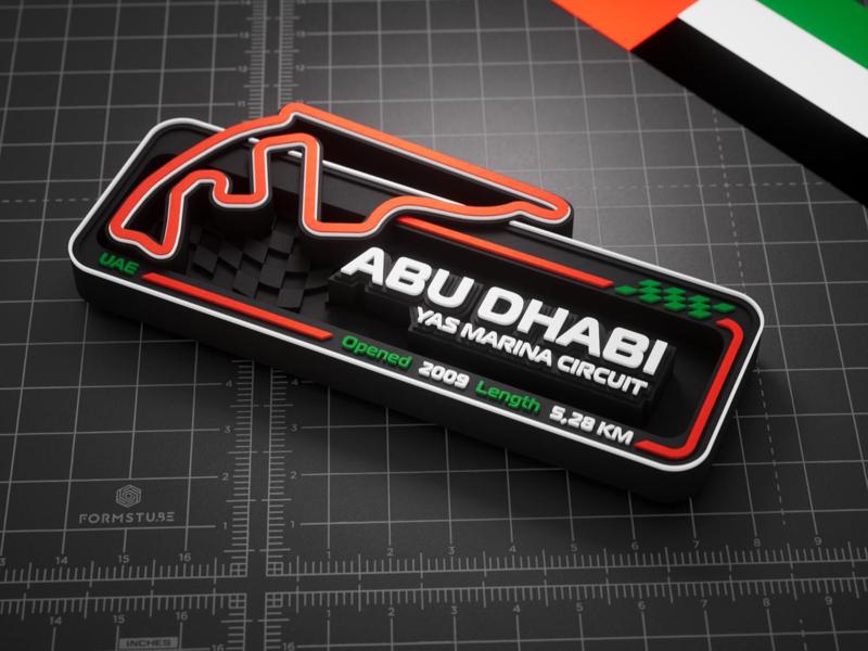 Race Track collectables / "ABU DHABI"