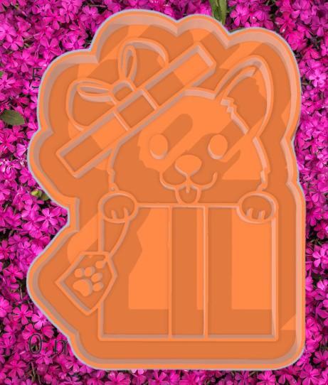 cookie cutter corgi christmas