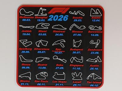 2026 Formula 1 Calendar