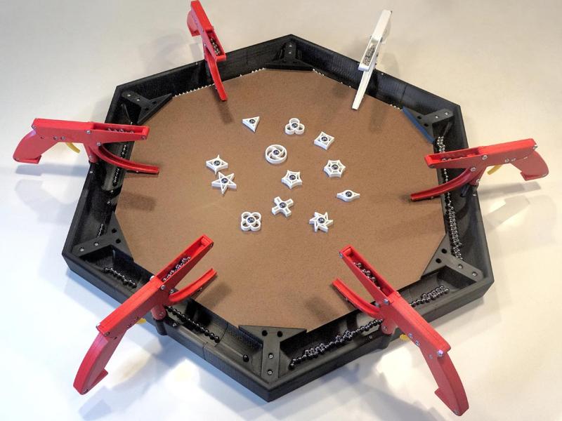 OpenFire - 2-6 Player marble hockey board game!