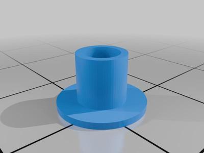 Sleeve bearing with flange, parametric