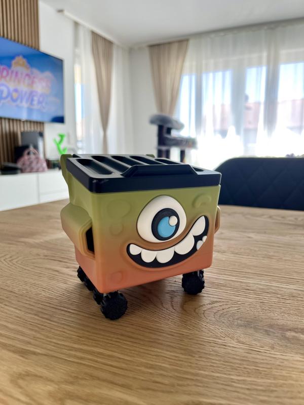 Monster Trash Container / Bin / Organizer 