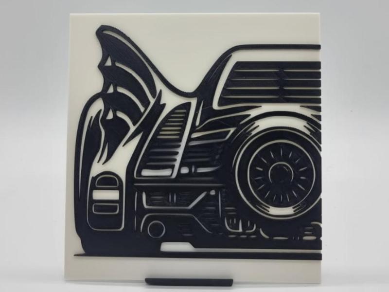 2D Wall Art 1989 Batmobile