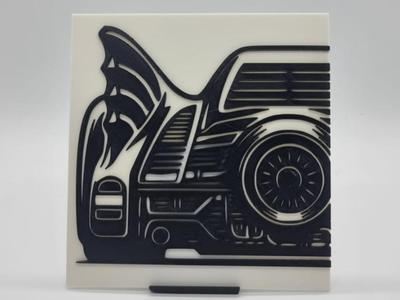 2D Wall Art 1989 Batmobile