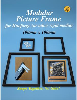 100 x 100mm Modular Picture Frame for Hueforge - TWIN SLOT