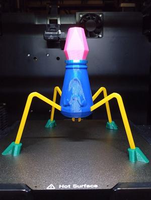 E.Coli Rick and Morty Bacteriophage