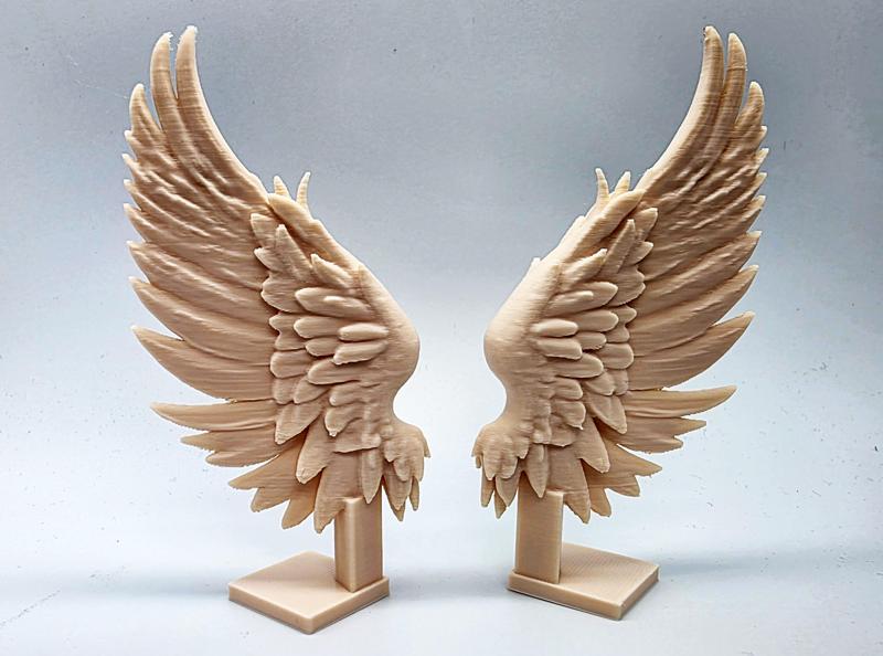 Pair of Angel Wings on Stands
