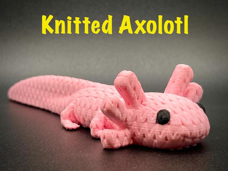 Knitted Axolotl