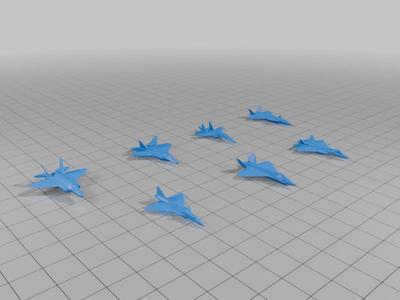 Modern Fighter Pack: Su-75 Checkmate, Su-57, Su-34, F-22 Raptor, F-35, JAS 39 Gripen, Chengdu J-20