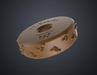 Stamp Wheels for Clay — Animal Tracks Vol.7 (17) Beaver