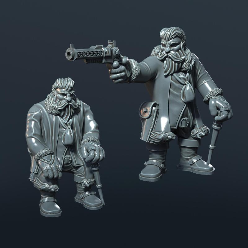 Armed Dwarf merchant
