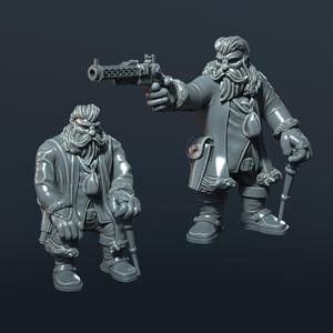 Armed Dwarf merchant