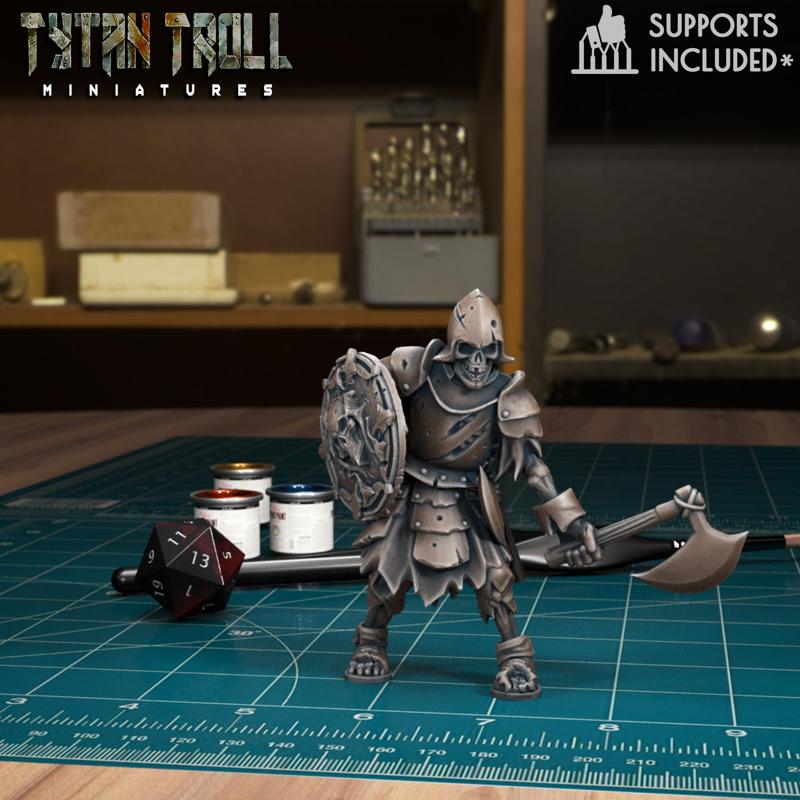 Armoured Skeleton 20 [Pre-Supported]