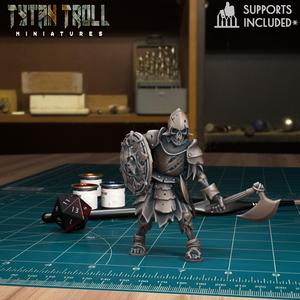 Armoured Skeleton 20 [Pre-Supported]