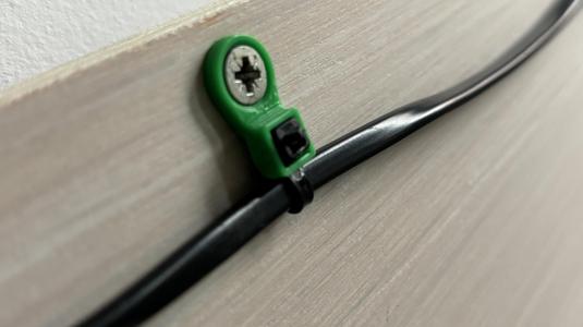 Screw Mounted Cable Zip Ties 3.6mm Width, M3, M4 & M5
