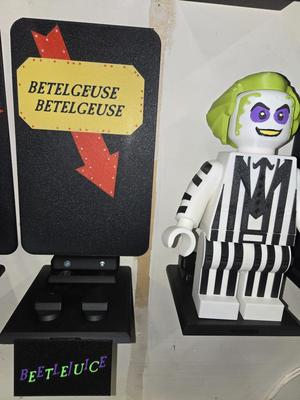 Beetlejuice Multicolor Nameplates and Backer