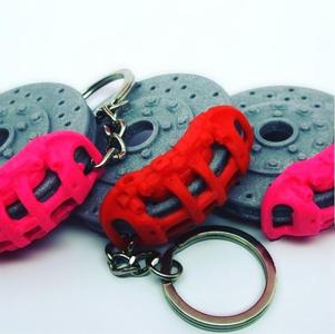 Caliper Brake Disk Keychain key ring
