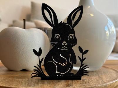 Floral Rabbit Stand