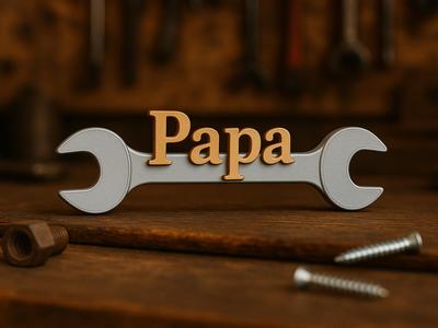 Papa Wrench, best dad, Father's Day