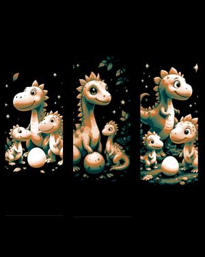 The playful side of Dinosaurs - Kids or Young at Heart Set of Bookmarks