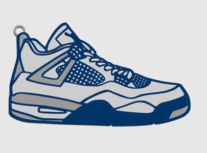 jordan 4 keychain