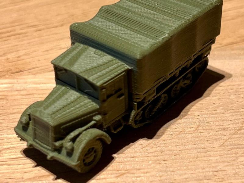 Opel Blitz Half truck with wooden cabin
