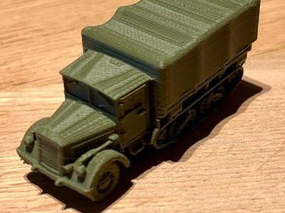 Opel Blitz Half truck with wooden cabin