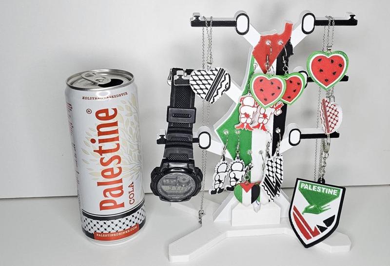 Jewelry organizer Palestine theme 