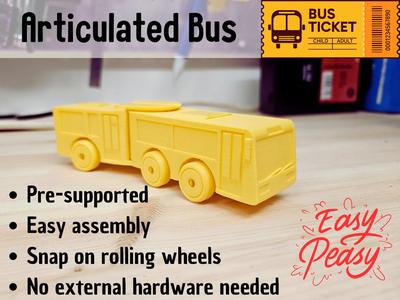 Articulated Bus - Easy print & build