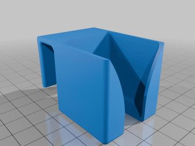 Halterung für Fingerclip von PulsOximeter an Standardreeling