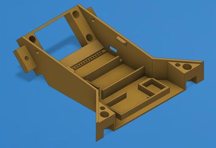 Dual MOSFET X-Bracket Remix for (Un)-Original Prusa Drybox