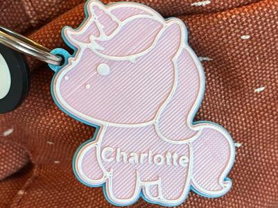Unicorn Keychain