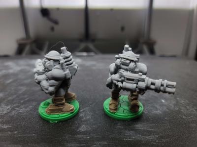 FHW Zorblin Space Orc Medium Armour with Minigun Repeater