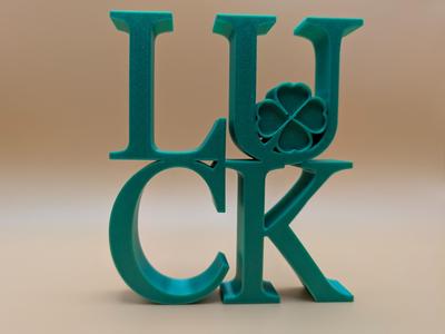 Luck Sign with Shamrock