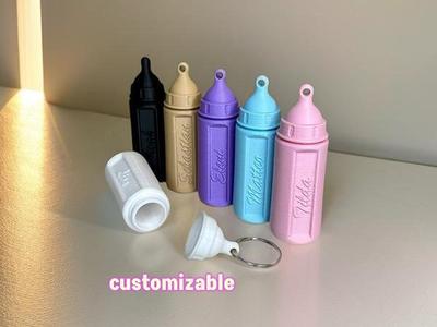 Babybottle_Keychain_customizable
